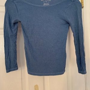 American Eagle soft and sexy blue tight shirt